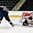 GRAND FORKS, NORTH DAKOTA - APRIL 18: Slovakia's Samuel Bucek #23 scores a third period goal against Canada's Stuart Skinner #30 during preliminary round action at the 2016 IIHF Ice Hockey U18 World Championship. (Photo by Minas Panagiotakis/HHOF-IIHF Images)

